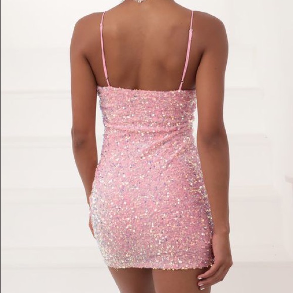 Lucy in the Sky Dresses Lucy In The Sky Iridescent Sequin Bodycon